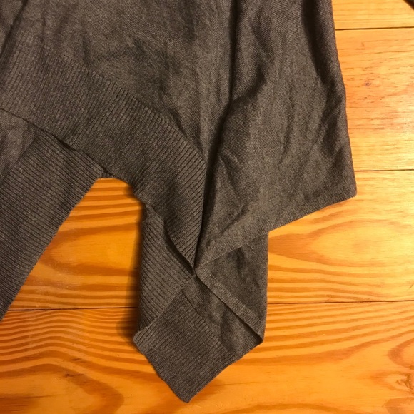 Ann Taylor LOFT Gray Wrap Cardigan, EUC, S - Picture 5 of 12